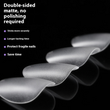 Nail Tips Special matte nail pads for nail salons, full number, seamless short almond short round nail 120 pcs, bagged patch nail pads