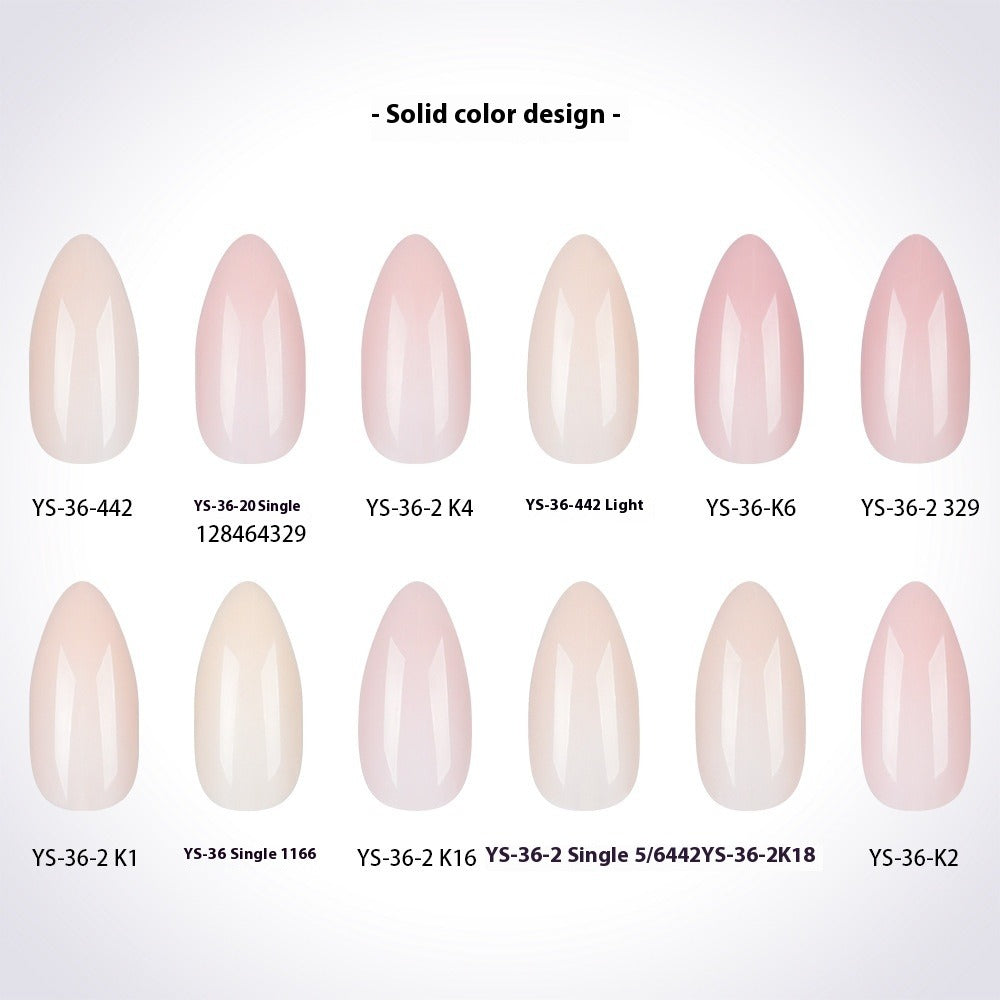 Nail Tips press on nails solid color 12 palace grid fuel injection simple high sense removable prefabricated nail art piece fake nail wholesale