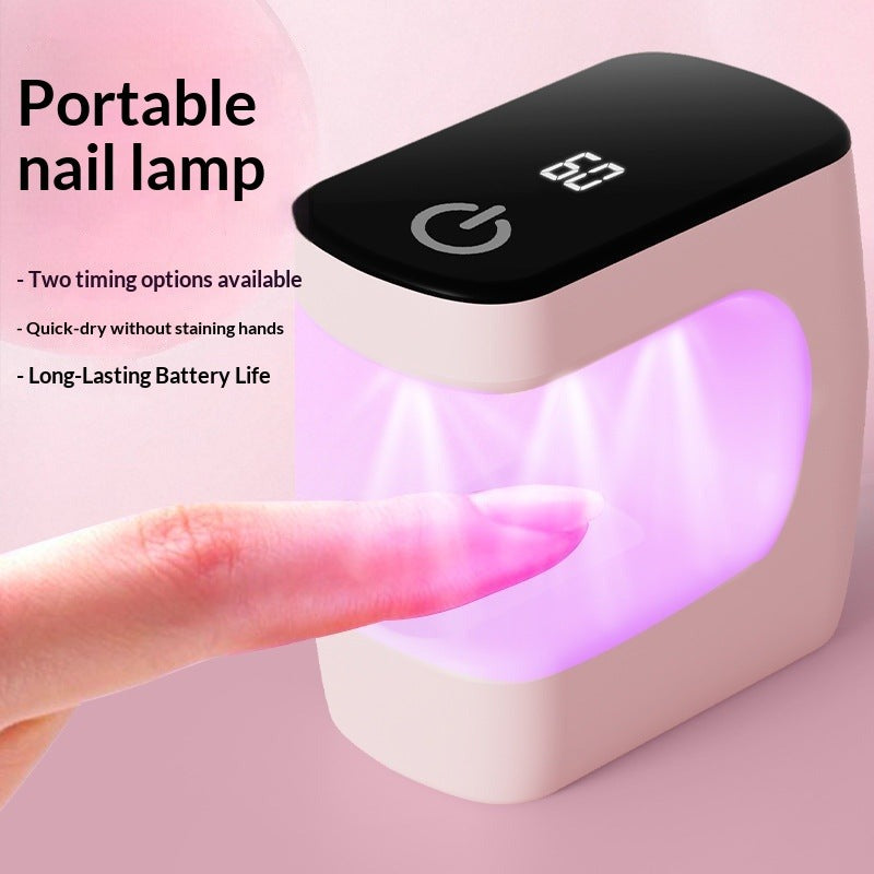 "Smart Digital Single Finger UV/LED Nail Lamp" - Fast Curing Portable Tool