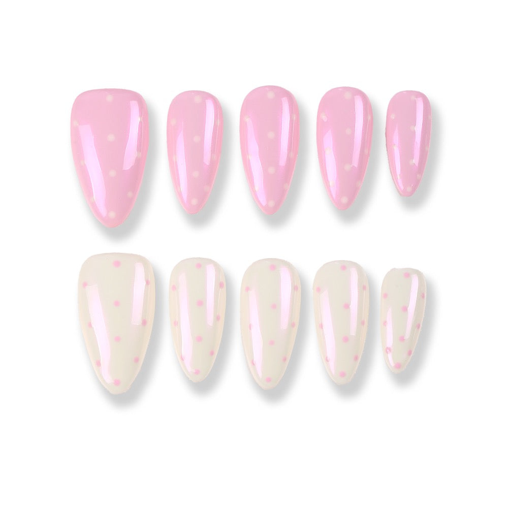 365Nails Pastel Polka Duo Press-On Nails