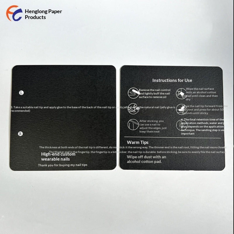 Custom Foam Insert Nail Display Gift Box (MOQ=10)