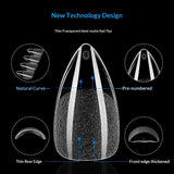 365nails Cross-Border Half-Matte Nail Tips | 2 Specifications, Factory Direct with Small MOQ