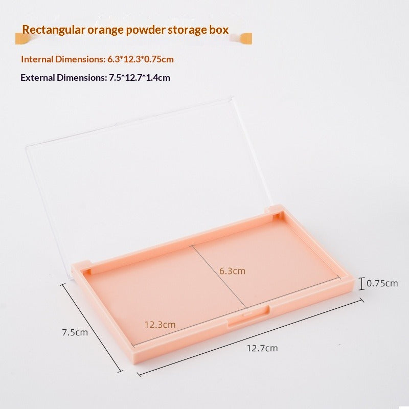 Clear Rectangular Press On Nail Display Case