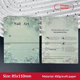 Custom Printed Display Cards for Press On Nail Packaging (MOQ=50)