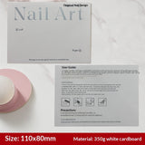 Horizontal Textured Press On Nail Display Cards (MOQ=50)
