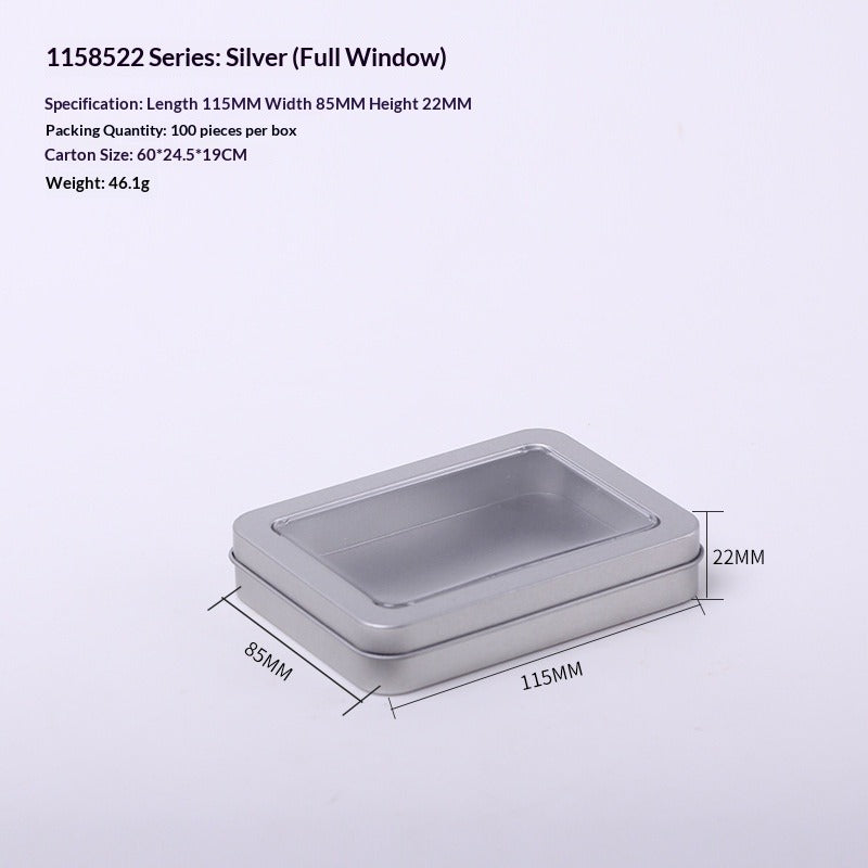 Custom Metal Press On Nail Storage Tin (MOQ=10)
