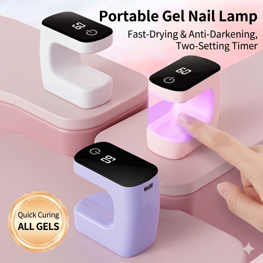 "Smart Digital Single Finger UV/LED Nail Lamp" - Fast Curing Portable Tool