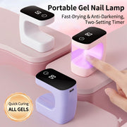 "Smart Digital Single Finger UV/LED Nail Lamp" - Fast Curing Portable Tool