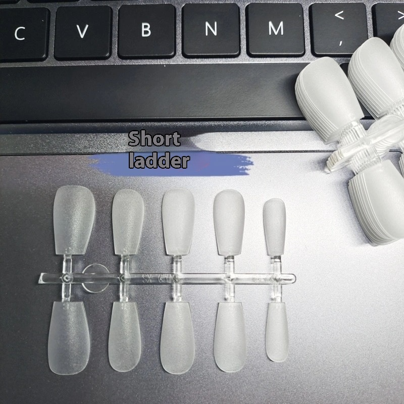 Puntas de uñas que se presionan sobre las almohadillas para uñas, sin tallado ni pulido, parches de uñas postizas ultrafinos y sin costuras, bolsas al por mayor de 300 piezas ｜ 365nails
