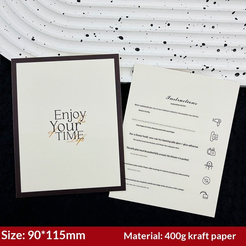European Style Display Cards for Press On Nail Collections (MOQ=50)