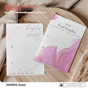 Artistic White Display Cards for Press On Nail Presentation (MOQ=50)