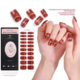 Semi-Cured Gel Nail Strips Sparkle Spotlight Cat Eye Glow Effect (MOQ=3)