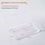 Clear Rectangular Press On Nail Display Case