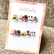 365nails: "Big Mouth Buddies" – 3D Quirky Animal Handmade Short Nails