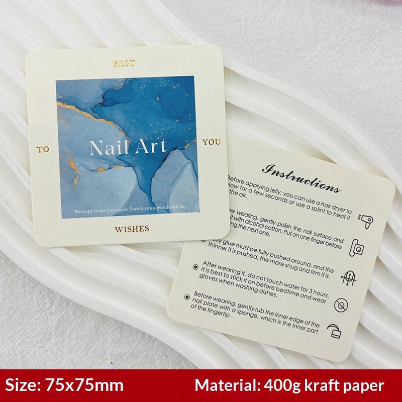 European Style Display Cards for Press On Nail Sets (MOQ=50)