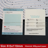 Custom Printed Display Cards for Press On Nail Packaging (MOQ=50)