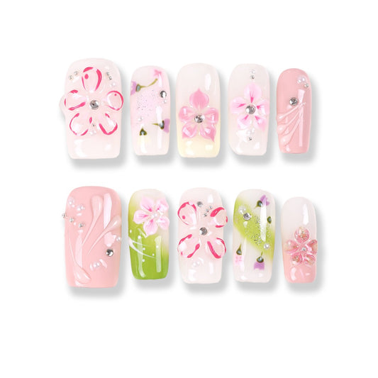 365Nails Spring Petal Dew Press-On Nails