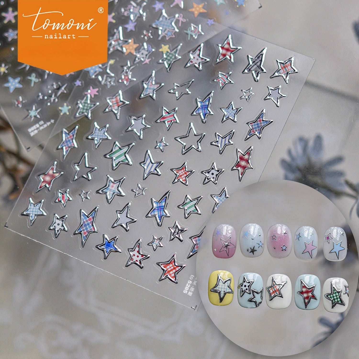 Pastel Starry Sky – Dreamy Celestial Nail Art Set