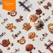 Jelly Potato Bear – Cute Jelly Nail Art Set