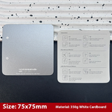 Press-On Nails Instruction Card High-end solid color nail card (MOQ:50 pieces)