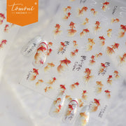 Ink Wash Goldfish – Chinese Style Nail Art Set