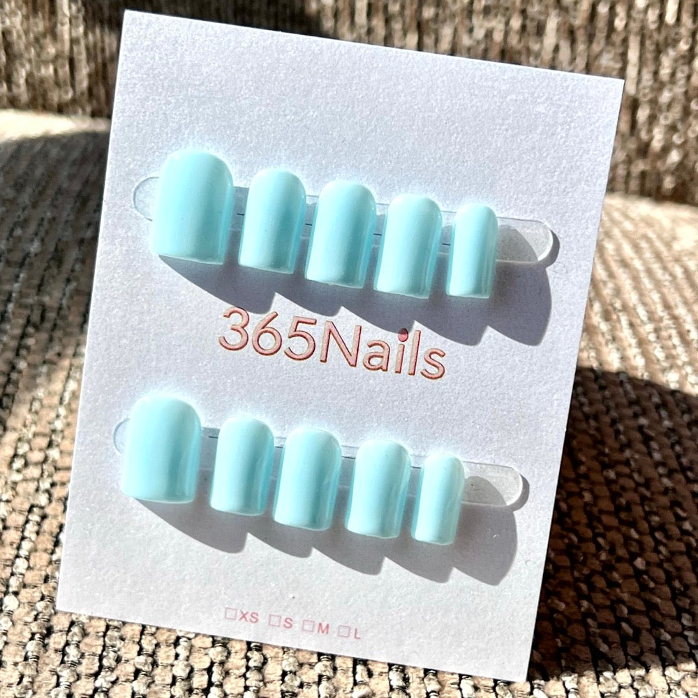 "20 Colors Mega Palette" - Premium Solid Handmade Nails (8 Shapes Available)