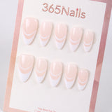 Popular color matching finished nail art naked white