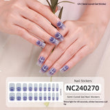 Semi-Cured Gel Nail Strips Sparkle Spotlight Cat Eye Glow Effect (MOQ=3)