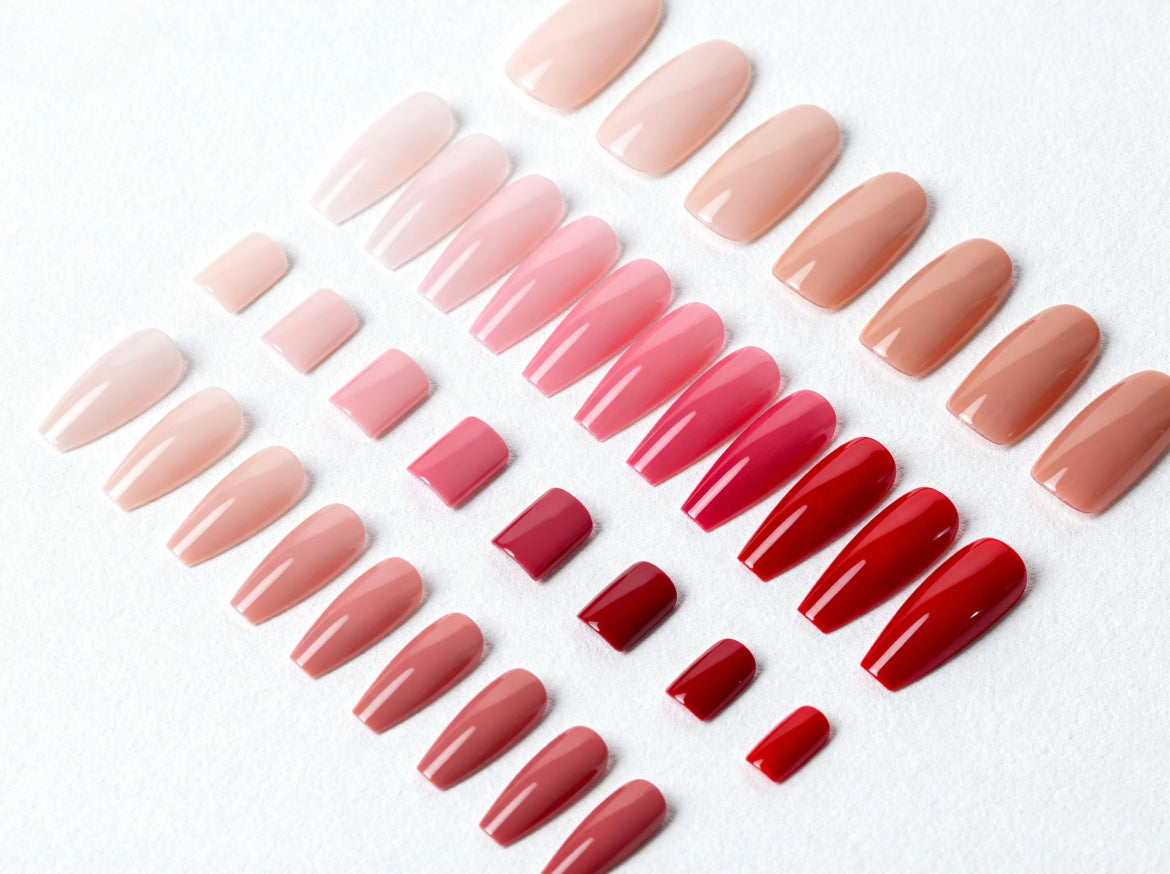 Custom Nail Tips & Nail Strips | Choose Color, Shape, Length, Quantity