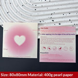 Pearl Finish Display Cards for Handmade Press On Nails (MOQ=50)