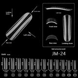 Nail Tips Extension nail mold wholesale, new boxed transparent paperless fast phototherapy nail crystal extension nail mold