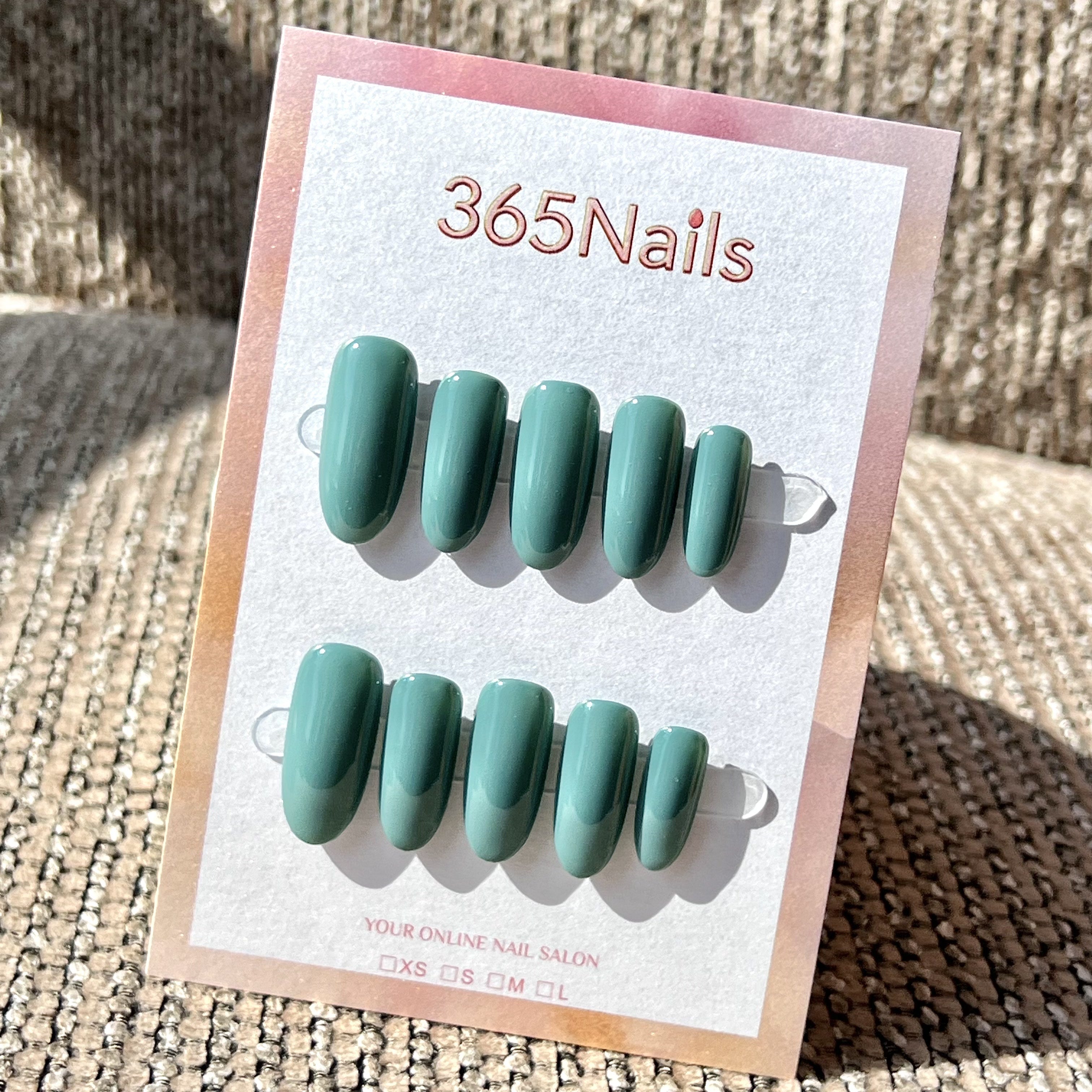 20 Colors Mega Palette - Premium Solid Handmade Nails (8 Shapes Available)