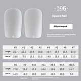 Nail Tips Amazon popular press on nails matte 450 almonds free of engraving ultra-thin and seamless patch manicure fake nails