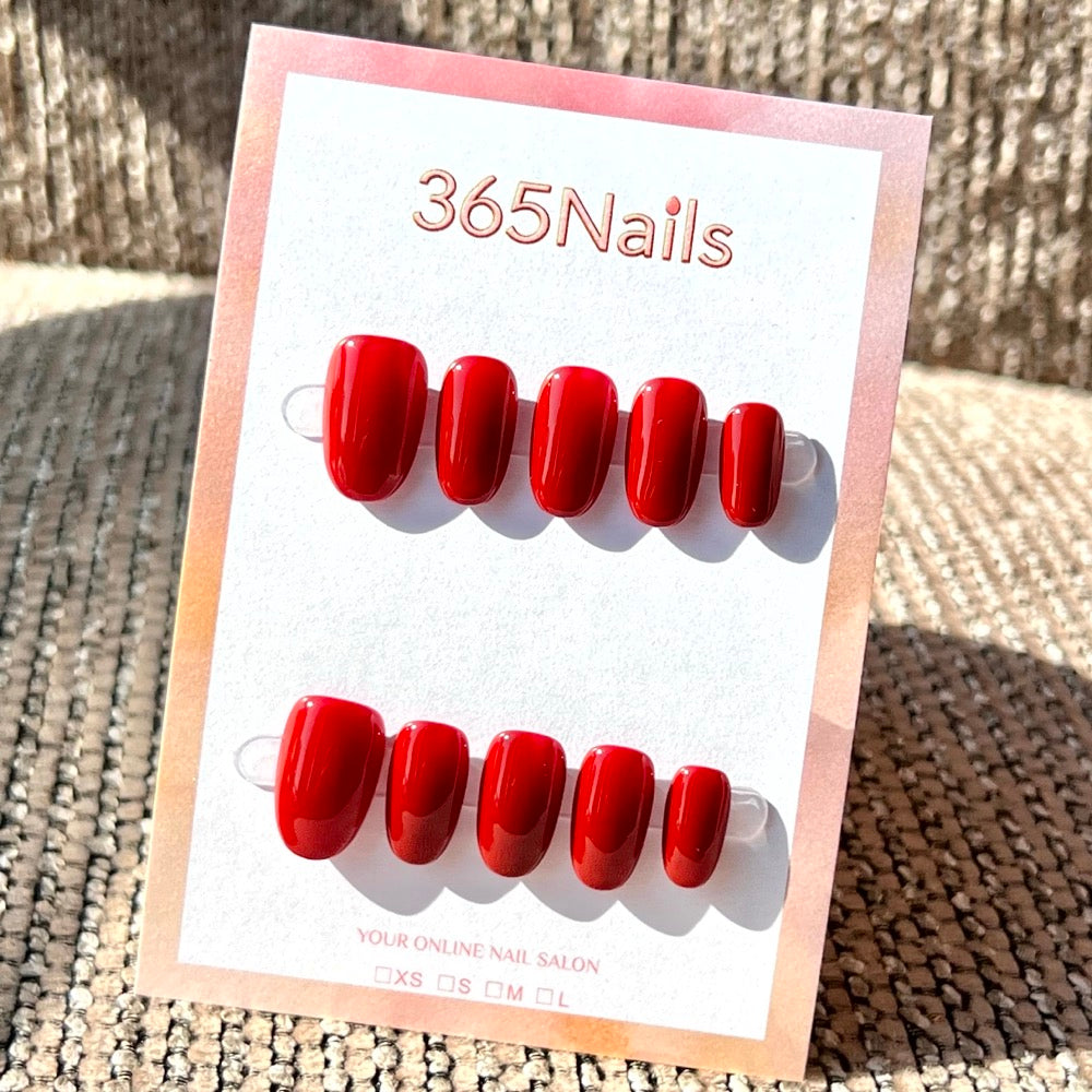 20 Colors Mega Palette - Premium Solid Handmade Nails (8 Shapes Available)