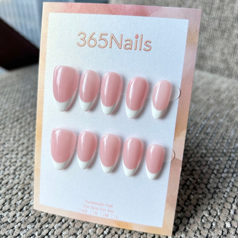 Classic & Cat Eye French Tip Press-On Nails Collection | Multi-Color & Glitter Options