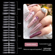 Everyday Collection: "Matte No-File Long Taper" – Matte No-File Long Taper Nail Tips