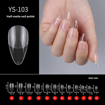 Nail Tips Nail pads are transparent and semi-matte, fully pasted, ultra-thin and non-marking, extended, and 240 full-size fake nails are free of engraving and grinding.