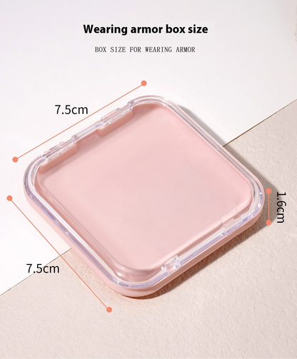 Acrylic press on nails storage box wholesale