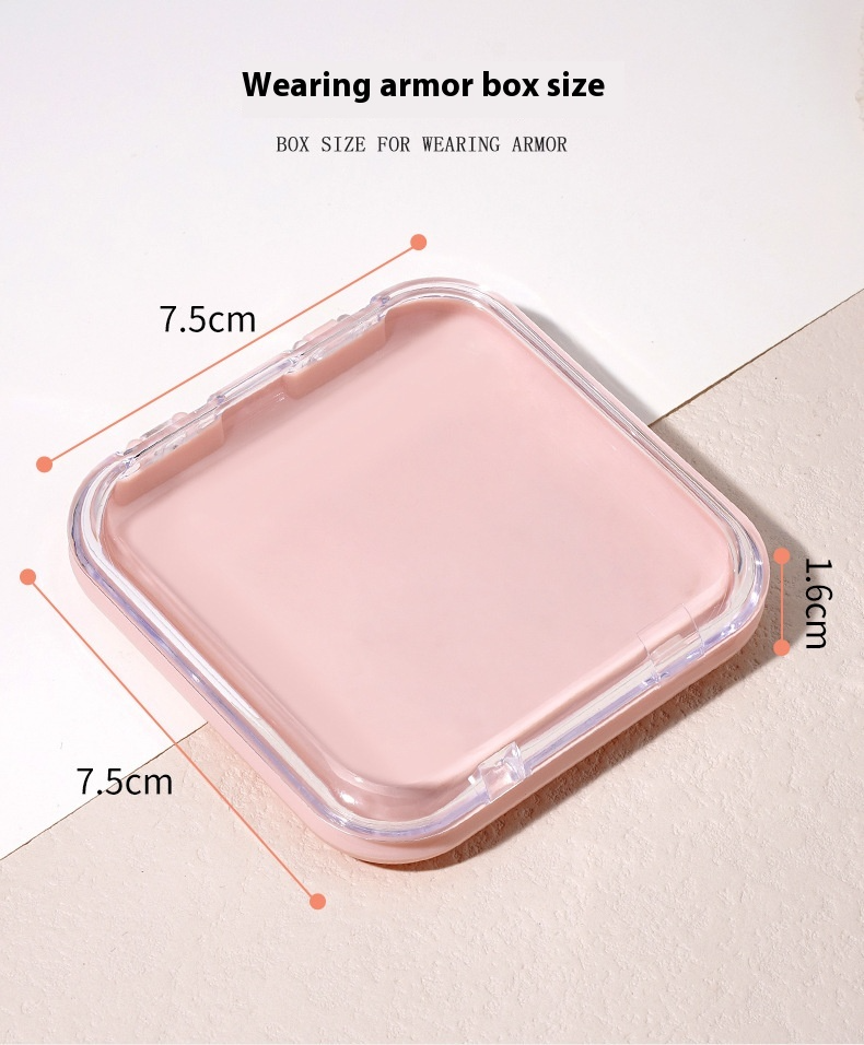 Acrylic s storage box Sold in packs of 3 (MOQ=3)
