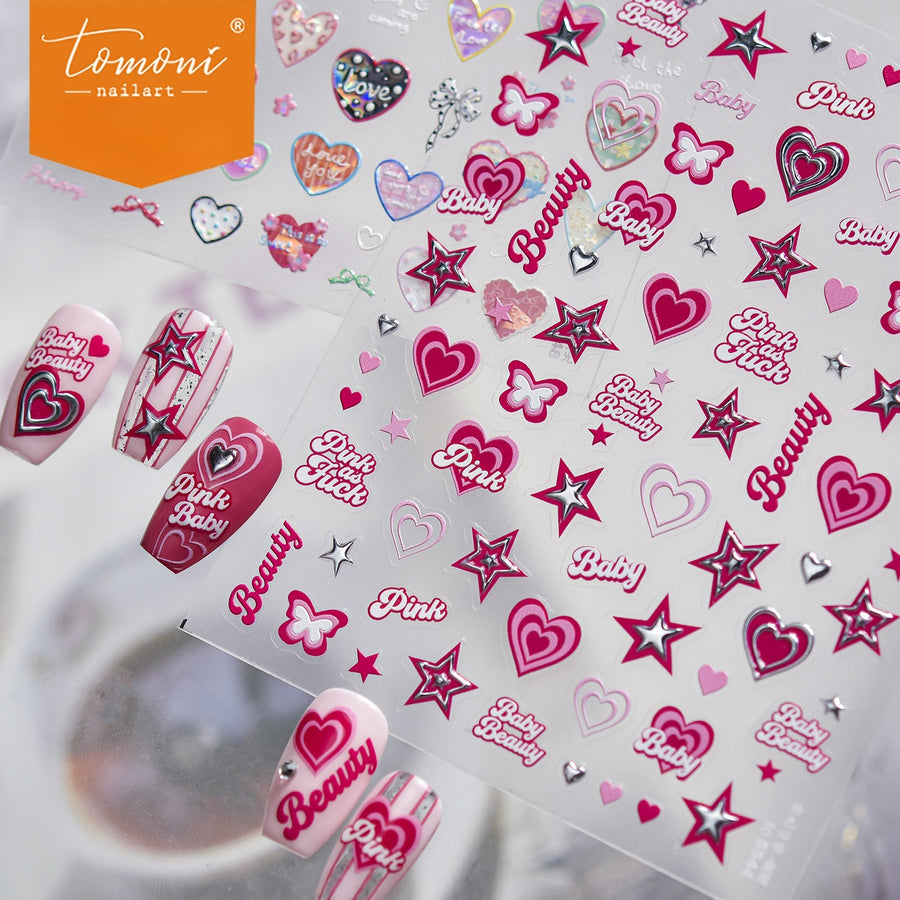 Pink Rebel Y2K – Playful Nail Art Set