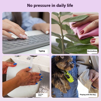 Nail Tips Press on nails Solid color glossy removable 120 pieces Boxed wearable prefabricated nail piece False nail piece Patch nail art