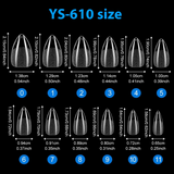 Nail Tips new non-marking semi-matte coarse sand almond short almond nail piece manicure fake nail extension nail piece 120 pieces