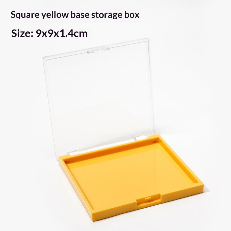 Clear Square Press On Nail Storage Display Box