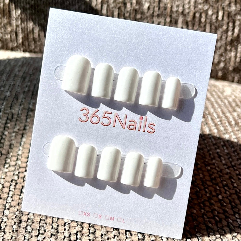 20 Colors Mega Palette - Premium Solid Handmade Nails (8 Shapes Available)