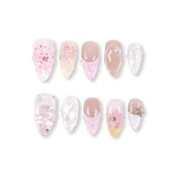 365Nails Creamy Pink Jelly Petals & Pearl Shell Mixed Press-OnsSold in packs of 5. Minimum order: 1 pack (5 pcs). Quantity = number of packs. Qty 1 = 5 pcs