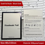Pearl Finish Display Cards for Handmade Press On Nails (MOQ=50)