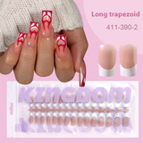 Nail Tips French prefabricated nail pads, whole bags, new non-marking removable fake nail patches, French press on nails