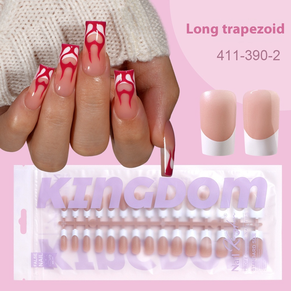 Nail Tips French prefabricated nail pads, whole bags, new non-marking removable fake nail patches, French press on nails