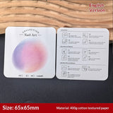 Soft Cotton Texture Press On Nail Display Cards (MOQ=50)