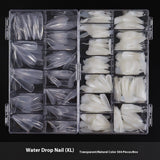 Nail Tips transparent press on nails piece XL nail piece 360 piece box light and thin full sticker ballet nail extended water drop nail piece